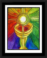 Wall Frame Black - Eucharist by J. Lonneman