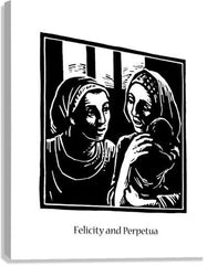 Canvas Print - Sts. Felicity and Perpetua by J. Lonneman