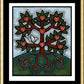 Wall Frame Gold, Matted - Family Tree by J. Lonneman