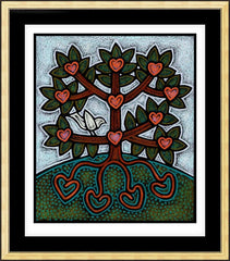 Wall Frame Gold - Family Tree by J. Lonneman