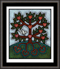 Wall Frame Espresso - Family Tree by J. Lonneman