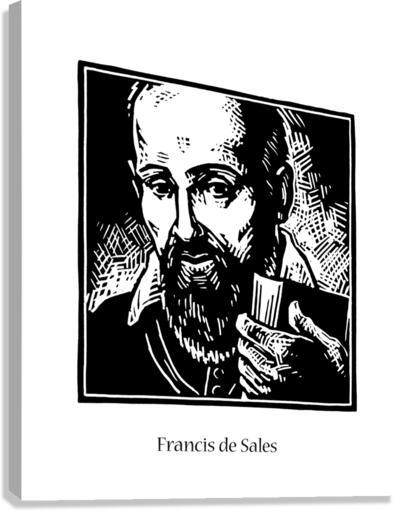 Canvas Print - St. Francis de Sales by J. Lonneman