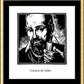 Wall Frame Gold, Matted - St. Francis de Sales by Julie Lonneman - Trinity Stores