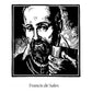 Canvas Print - St. Francis de Sales by J. Lonneman