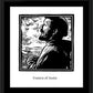 Wall Frame Black, Matted - St. Francis of Assisi by J. Lonneman