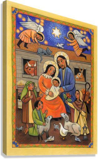 Canvas Print - Folk Nativity by J. Lonneman