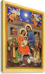 Canvas Print - Folk Nativity by J. Lonneman