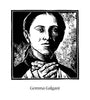 Metal Print - St. Gemma Galgani by Julie Lonneman - Trinity Stores