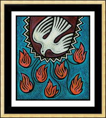 Wall Frame Gold - Gifts of the Spirit by J. Lonneman