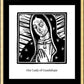 Wall Frame Gold, Matted - Our Lady of Guadalupe by J. Lonneman