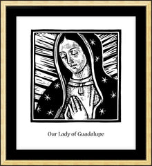 Wall Frame Gold - Our Lady of Guadalupe by J. Lonneman