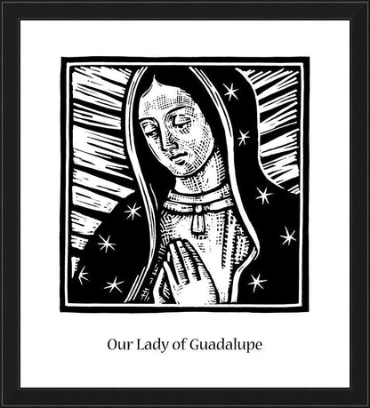 Wall Frame Black - Our Lady of Guadalupe by Julie Lonneman - Trinity Stores
