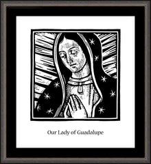 Wall Frame Espresso - Our Lady of Guadalupe by J. Lonneman