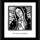 Wall Frame Black, Matted - Our Lady of Guadalupe by Julie Lonneman - Trinity Stores