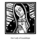 Wall Frame Espresso, Matted - Our Lady of Guadalupe by J. Lonneman