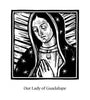 Metal Print - Our Lady of Guadalupe by Julie Lonneman - Trinity Stores