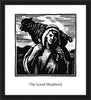 Wall Frame Black - Good Shepherd by J. Lonneman