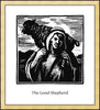 Wall Frame Gold - Good Shepherd by J. Lonneman