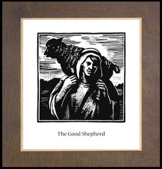 Wood Plaque Premium - Good Shepherd by J. Lonneman