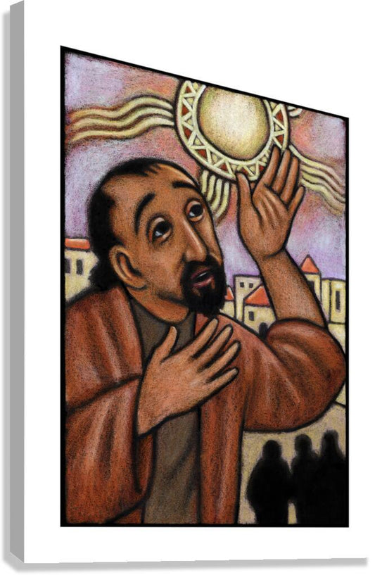 Canvas Print - Lent, 4th Sunday - Healing of the Blind Man by J. Lonneman