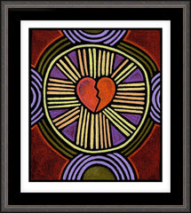 Wall Frame Espresso - Healing by J. Lonneman