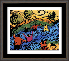 Wall Frame Espresso - Healing River by J. Lonneman
