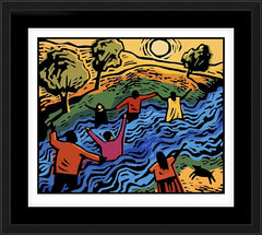 Wall Frame Black - Healing River by J. Lonneman