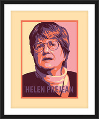 Wall Frame Black - Sr. Helen Prejean by J. Lonneman