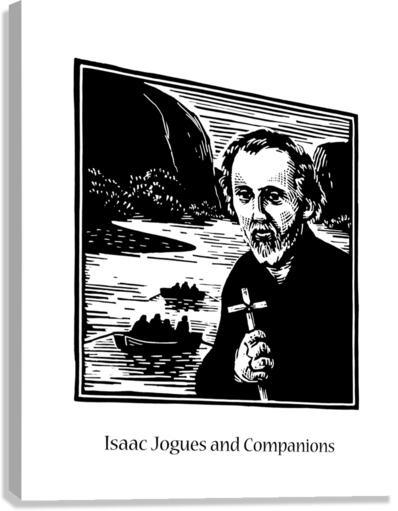 Canvas Print - St. Isaac Jogues and Companions by Julie Lonneman - Trinity Stores