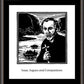 Wall Frame Espresso, Matted - St. Isaac Jogues and Companions by Julie Lonneman - Trinity Stores