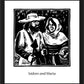 Wall Frame Black - Sts. Isidore and Maria by J. Lonneman
