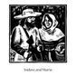 Sts. Isidore and Maria - Metal Print