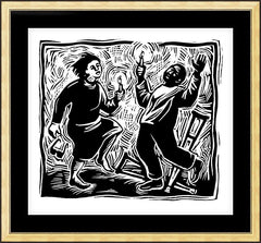 Wall Frame Gold - Isaiah 35 by J. Lonneman