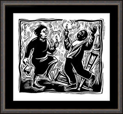 Wall Frame Espresso - Isaiah 35 by J. Lonneman