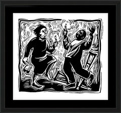 Wall Frame Black - Isaiah 35 by J. Lonneman