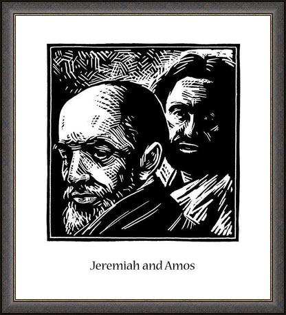 Wall Frame Espresso - Jeremiah and Amos by J. Lonneman