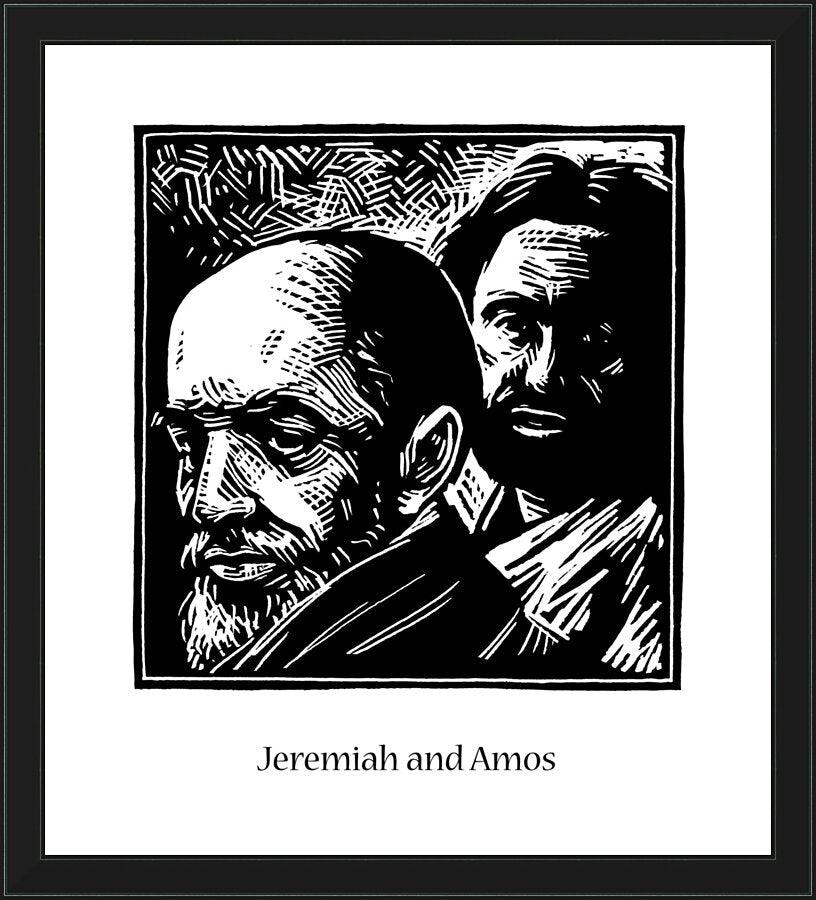 Wall Frame Black - Jeremiah and Amos by J. Lonneman