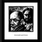 Wall Frame Black, Matted - Jeremiah and Amos by Julie Lonneman - Trinity Stores