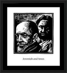 Wall Frame Black - Jeremiah and Amos by J. Lonneman