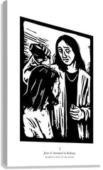 Canvas Print - Women's Stations of the Cross 01 - Jesus is Anointed in Bethany by J. Lonneman