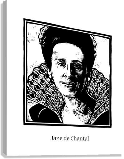 Canvas Print - St. Jane Frances de Chantal by Julie Lonneman - Trinity Stores