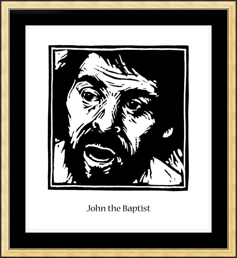 Wall Frame Gold, Matted - St. John the Baptist by Julie Lonneman - Trinity Stores