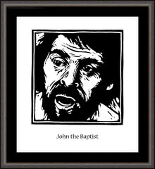 Wall Frame Espresso - St. John the Baptist by J. Lonneman