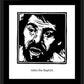 Wall Frame Black, Matted - St. John the Baptist by Julie Lonneman - Trinity Stores