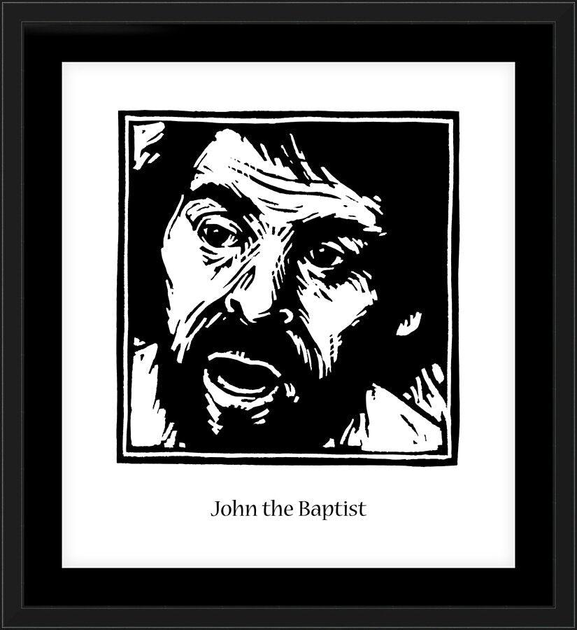 Wall Frame Black, Matted - St. John the Baptist by Julie Lonneman - Trinity Stores