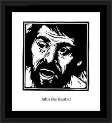 Wall Frame Black - St. John the Baptist by J. Lonneman