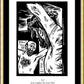 Wall Frame Gold, Matted - Scriptural Stations of the Cross 11 - Jesus Comforts the Good Thief by Julie Lonneman - Trinity Stores
