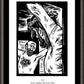 Wall Frame Espresso, Matted - Scriptural Stations of the Cross 11 - Jesus Comforts the Good Thief by Julie Lonneman - Trinity Stores