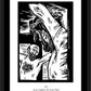 Wall Frame Black, Matted - Scriptural Stations of the Cross 11 - Jesus Comforts the Good Thief by Julie Lonneman - Trinity Stores