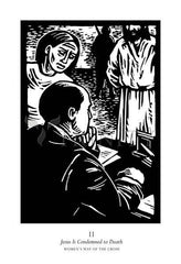 Metal Print - Women's Stations of the Cross 02 - Jesus is Condemned to Death by J. Lonneman